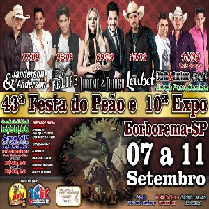 43ª Festa do Peão e 10a Expo Borborema 2016